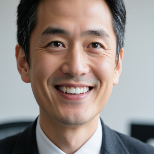 三十五岁左右男性头像，穿深色西装，专业商务形象，背景简洁